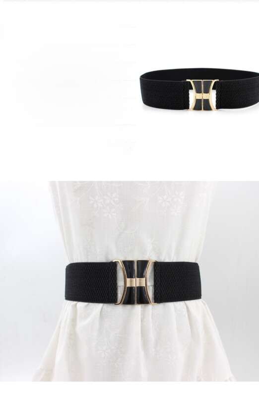 Decorative Bow, Hundred Knot, Waistband, Skirt, Women's Leaf Buckle, Elasticated Waistband, Slim, Elasticated_voghion.com