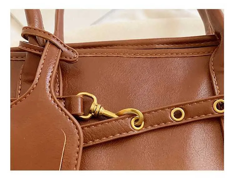 Große Damen Umhängetasche Aus Kunstleder Versatile Tragetasche_voghion.com