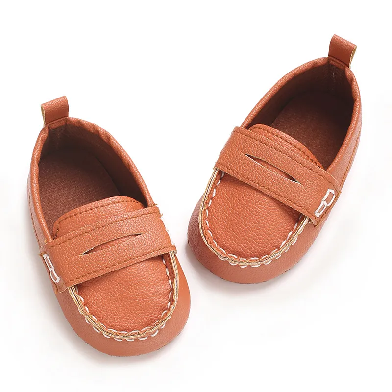 Fashion Infant Casual for Baby Boys Loafers Newborn Happysteps Footwear Toddler Girls Soft Bottom Leather Shoes 0-18_voghion.com