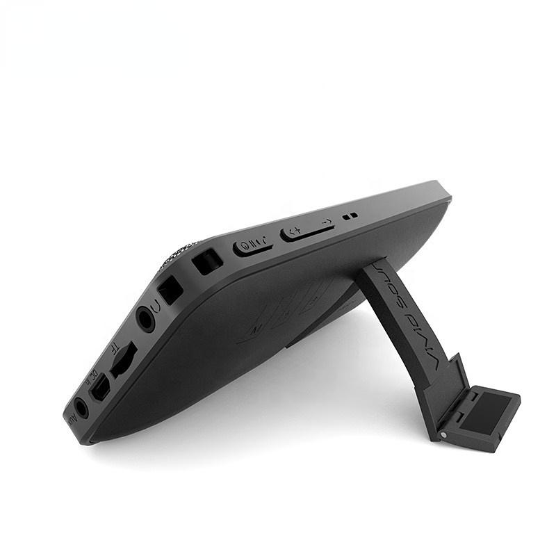 Bærbar Bluetooth-højttaler Ultratynd trådløs mini smart udendørshøjttaler med HD-lyd og bas, til fest, hjem, camping_voghion.com