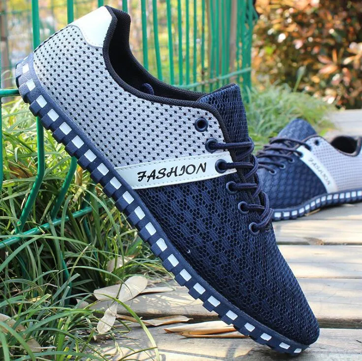 Men's Breathable Mesh Sneakers For Walking Lightweight Trainers_voghion.com