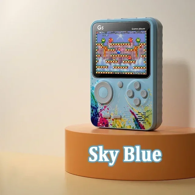 G5 Retro Handheld Game Console Met 500 Klassieke Games 3.0Inch Scherm Draagbare Gamepad Aron Kleur 1020 Mah Oplaadbare_voghion.com