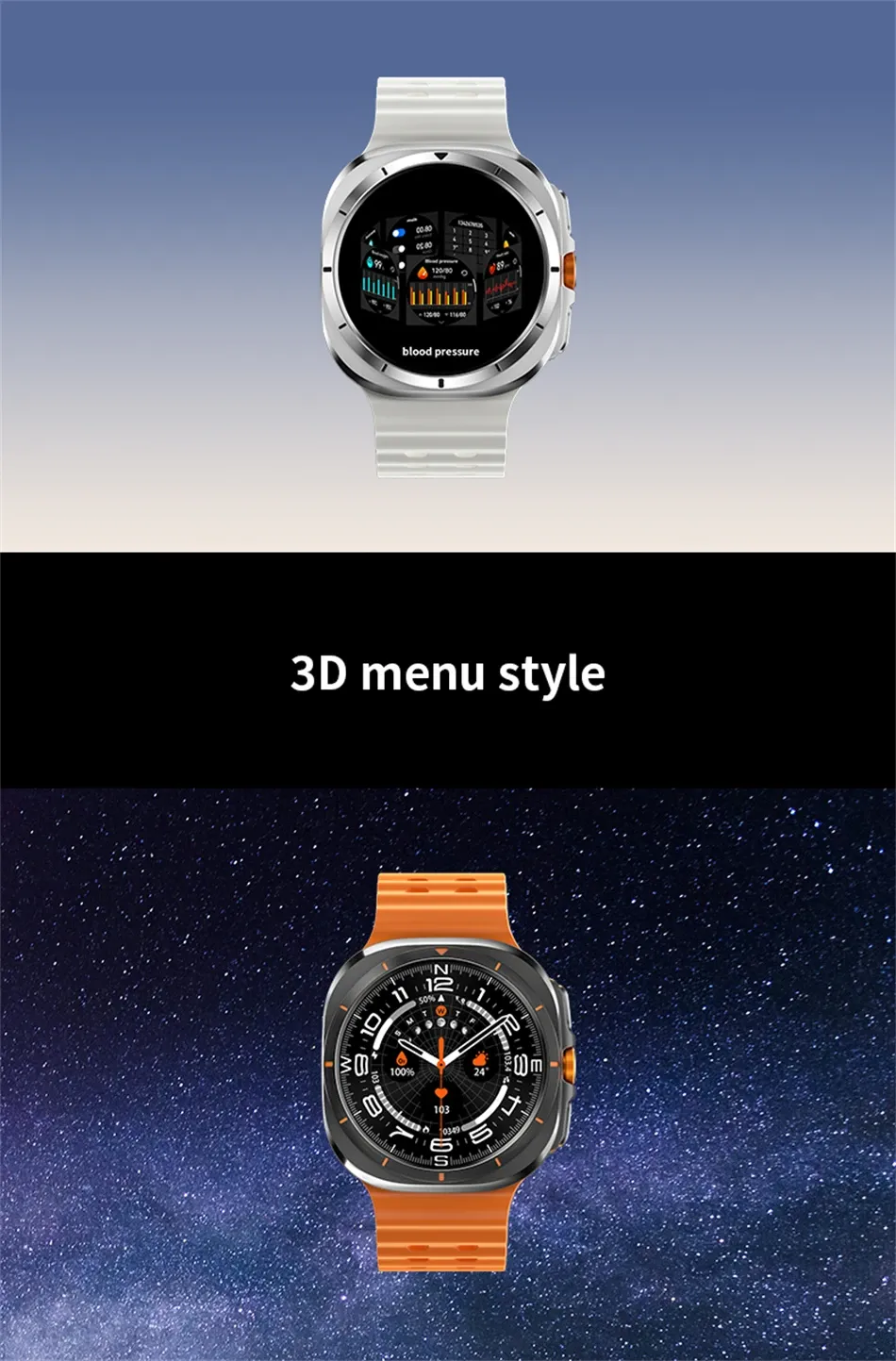 Herr smartwatch med bluetooth samtal amoled skärm och gps_voghion.com
