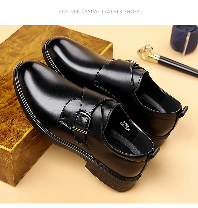 Scarpe eleganti da uomo in pelle stile gentleman per ufficio_voghion.com