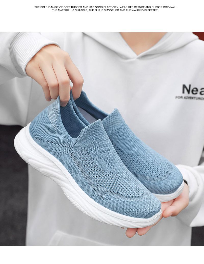 Women's Slip-on Sports Running Shoes Lightweight Casual Trainers_voghion.com