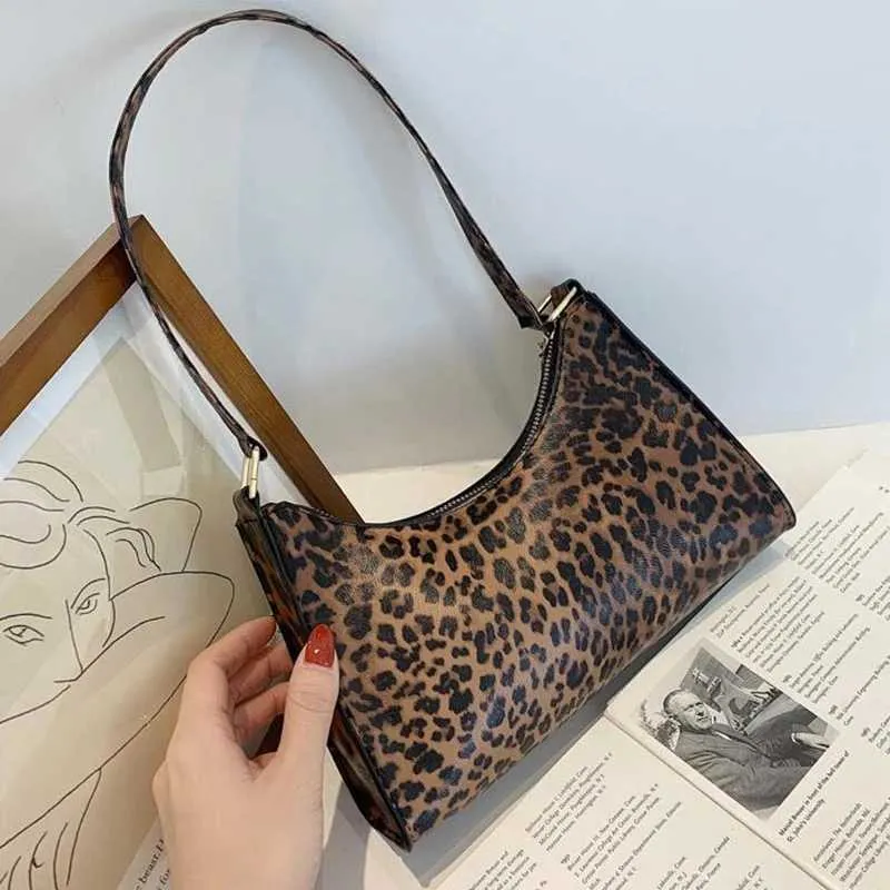 Borsa a mano con tracolla semplice in PU con stampa zebra alla moda, da donna, design quotidiano, Y241123_voghion.com