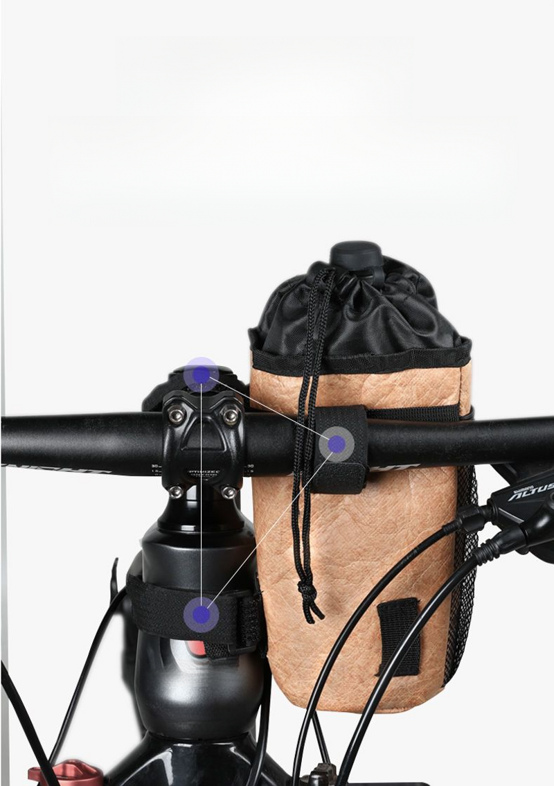 Bicycle Electric Scooter Small Hanging Front Handle Storage Bag, Water Bottle Bag_voghion.com