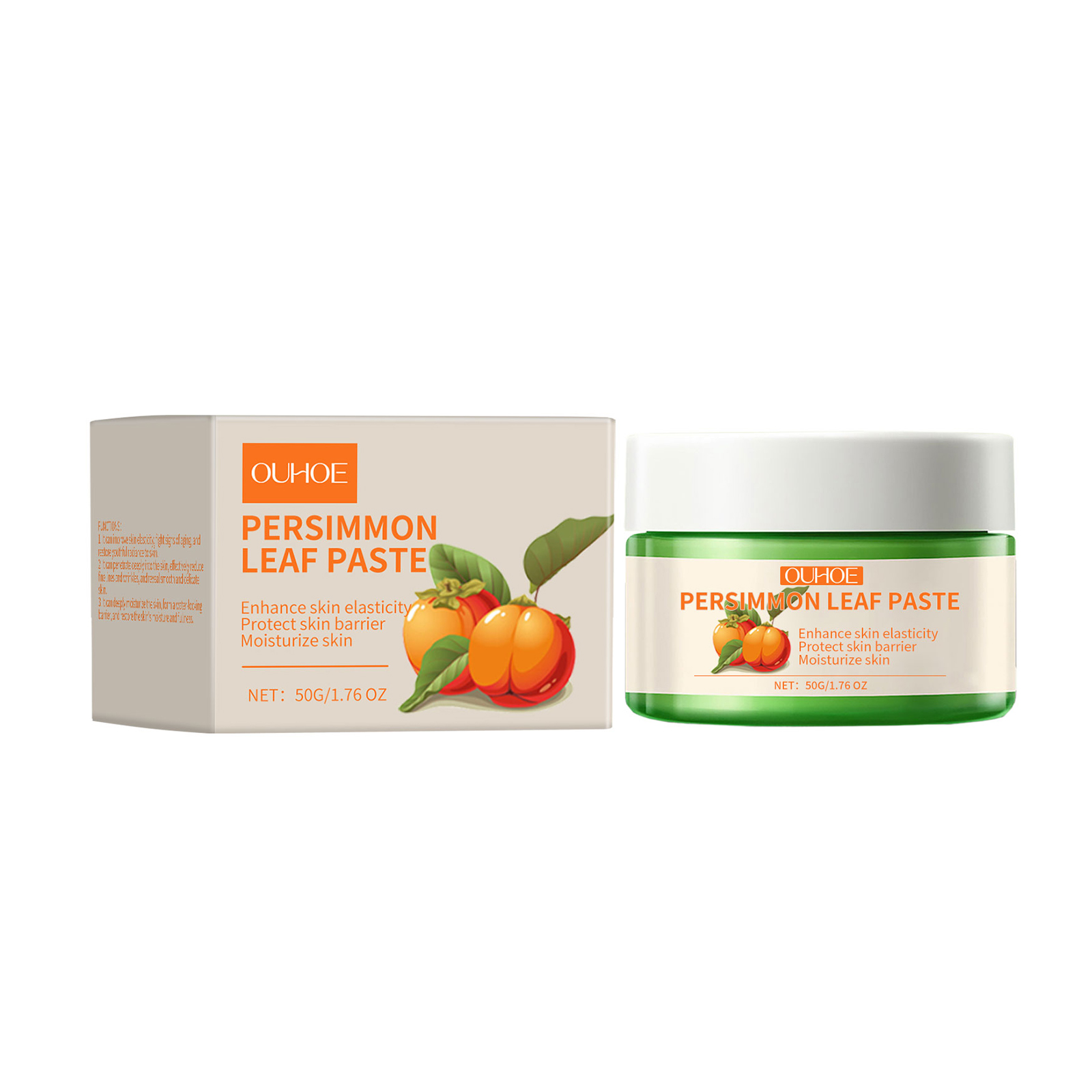 Persimmon Leaf Moisturising Cream For Elastic And Hydrated Skin_voghion.com