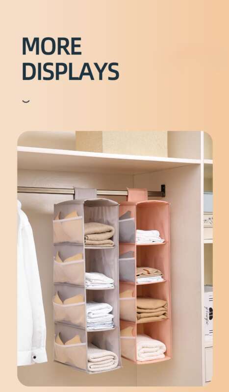 【 8692 People Collection 】 Multi Functional Double-sided Three-dimensional Wardrobe Clothes Underwear Socks Washable_voghion.com