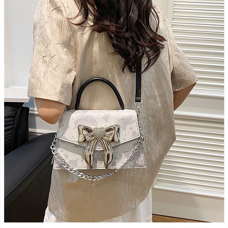Damentaschen Kette Umhängetasche Super heiße Pailletten Nischendesign Einzelschulter kleine quadratische Tasche_voghion.com