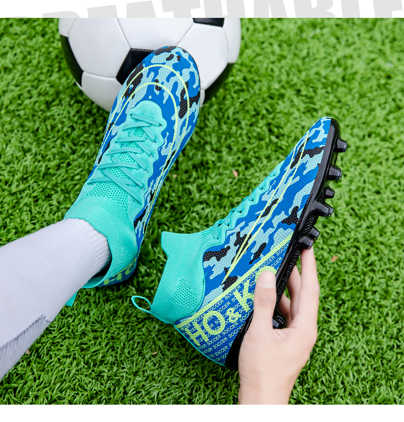 Scarpe da calcio per esterni da uomo nuove Scarpe da allenamento Scarpe da ginnastica ultraleggere con tacchetti da calcio Drop Shipping Light_voghion.com