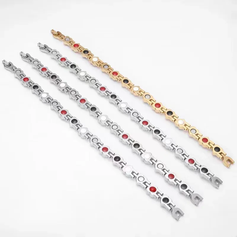 Mode Liebe Würfel Zirkonia Gewicht Verlust Energie Magnet Armband frauen Paar Schmuck_voghion.com