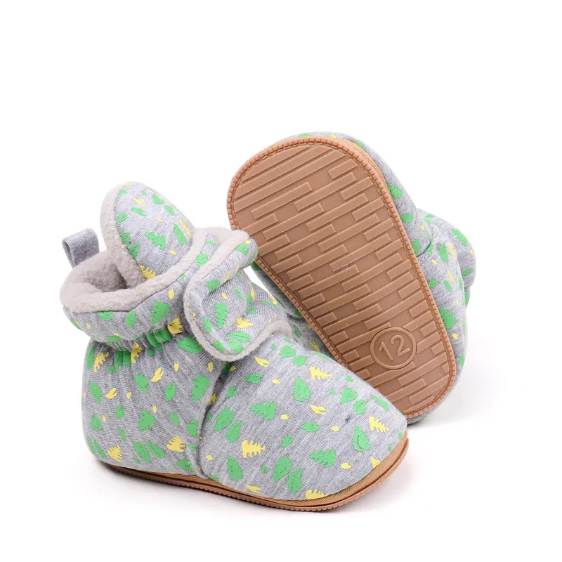 Șosete de iarnă pentru sugari, nou-născuți, Littlesprouts, băiat și fată, pentru copii mici, primii pași, botoșei din bumbac, confort, moale, anti-alunecare, calde_voghion.com