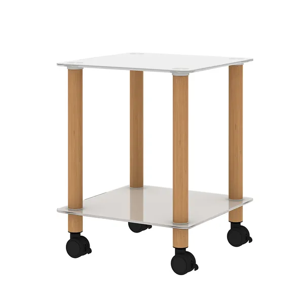 1-Piece Side Table ; 2-Tier Space End Table ; Modern Night Stand; Sofa Table; Side Table With Storage Shelve_voghion.com