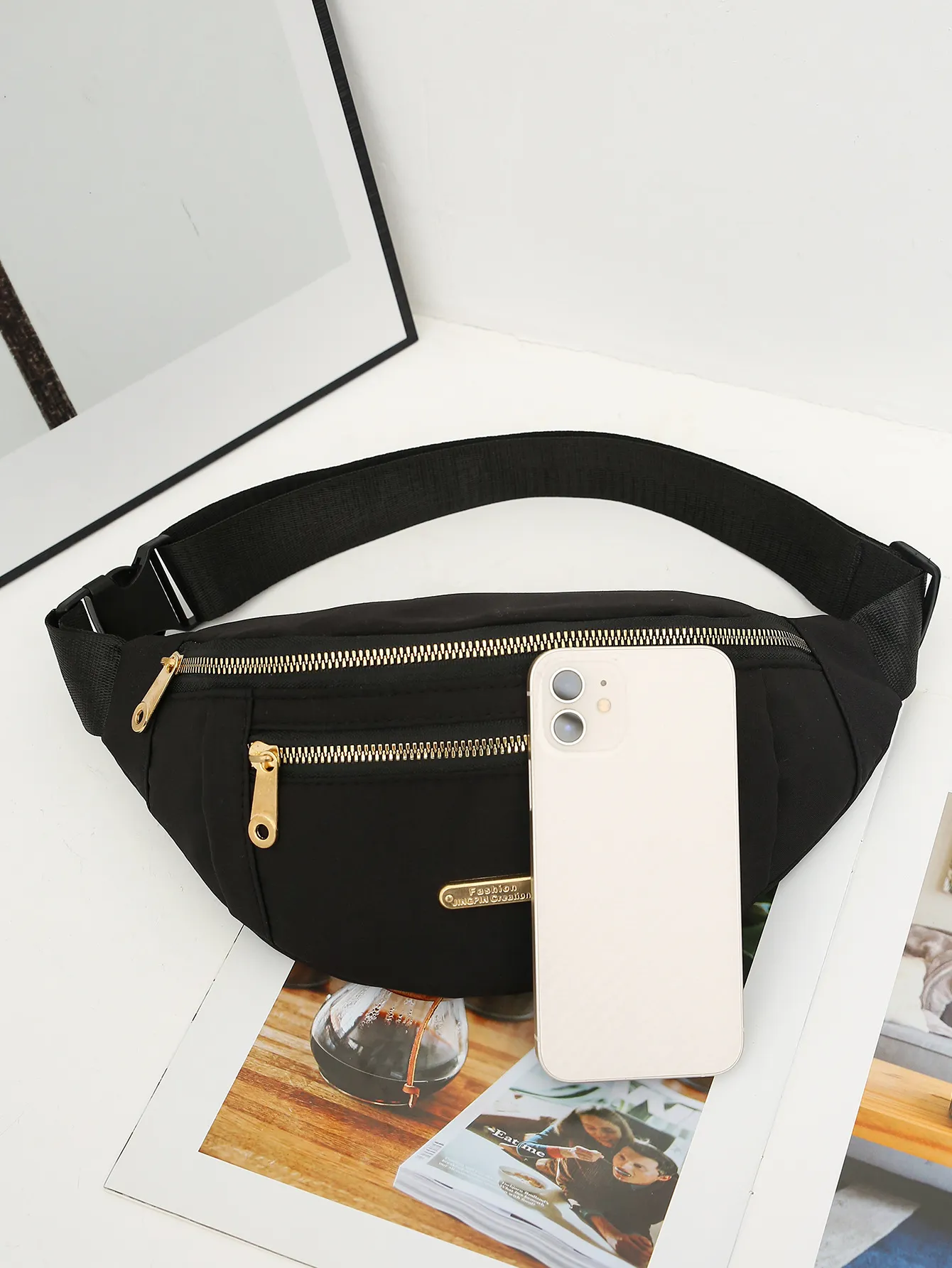 3/2/1 pz Marsupio Borsa a tracolla per donna Ovunque Marsupio con 3 tasche Marsupio_voghion.com