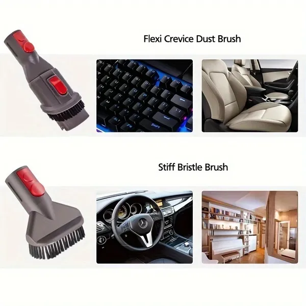 Vacuum Cleaner Attachment Set, Six-piece Hose Series Suction Kit_voghion.com