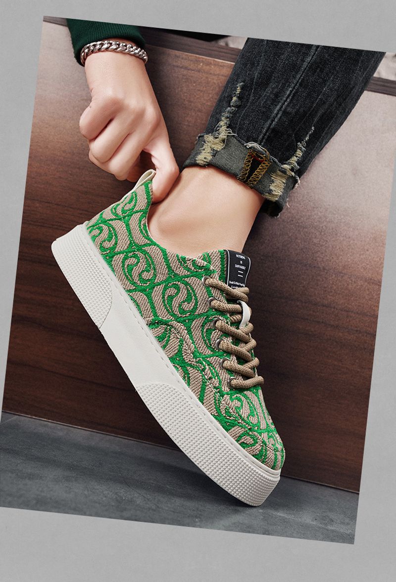 Chaussures décontractées pour hommes, grandes tailles, tendance chinoise chic, respirantes, confortables, simples, pour étudiants, 2024_voghion.com