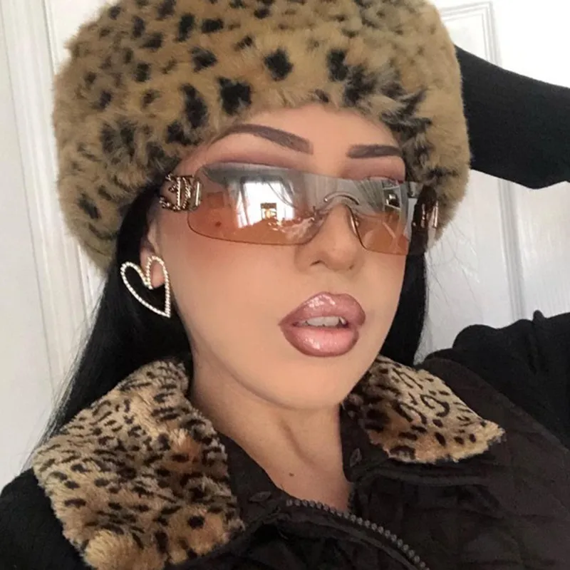 Sunglasses Designer Frameless One Piece Women 2023 Brand Punk Sun Glasses Ladies Y2K Wrap Around Eyewear Goggles_voghion.com