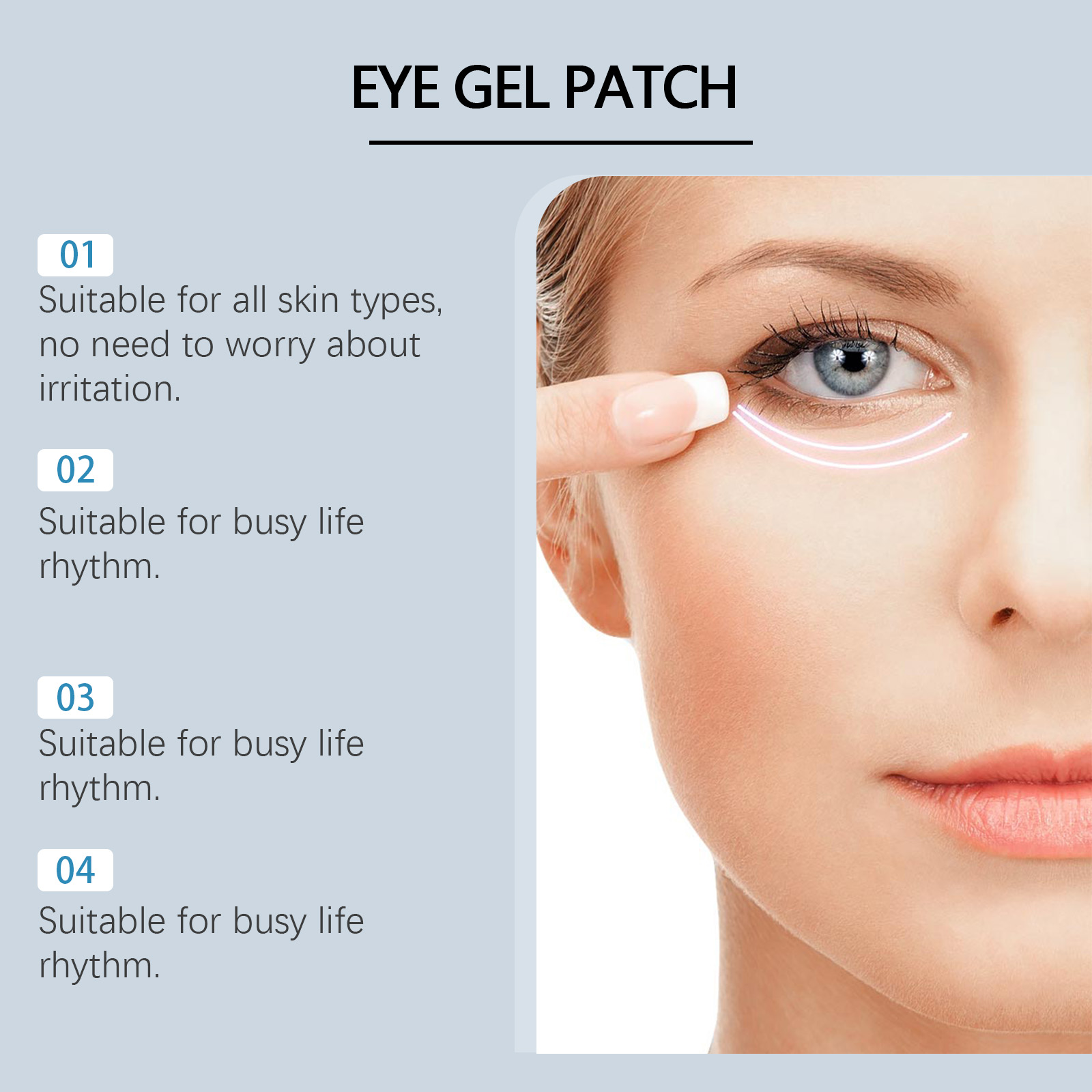 EELHOE Eye Mask Patch Hydrates And Moisturizes The Skin Around The Eyes, Lightening Fine Lines, Moisturizing And Brightening Eye Care_voghion.com