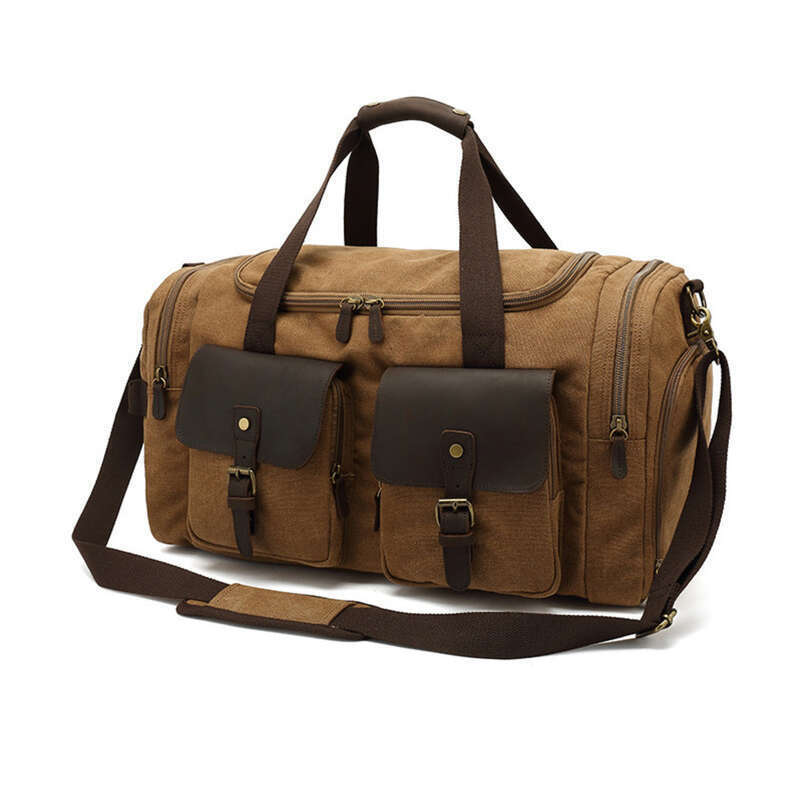 Bolsa de gimnasio para yoga de gran capacidad con equipaje de techo, ideal para viajes largos y cortos, con lona para móvil y diseño de caballo loco._voghion.com