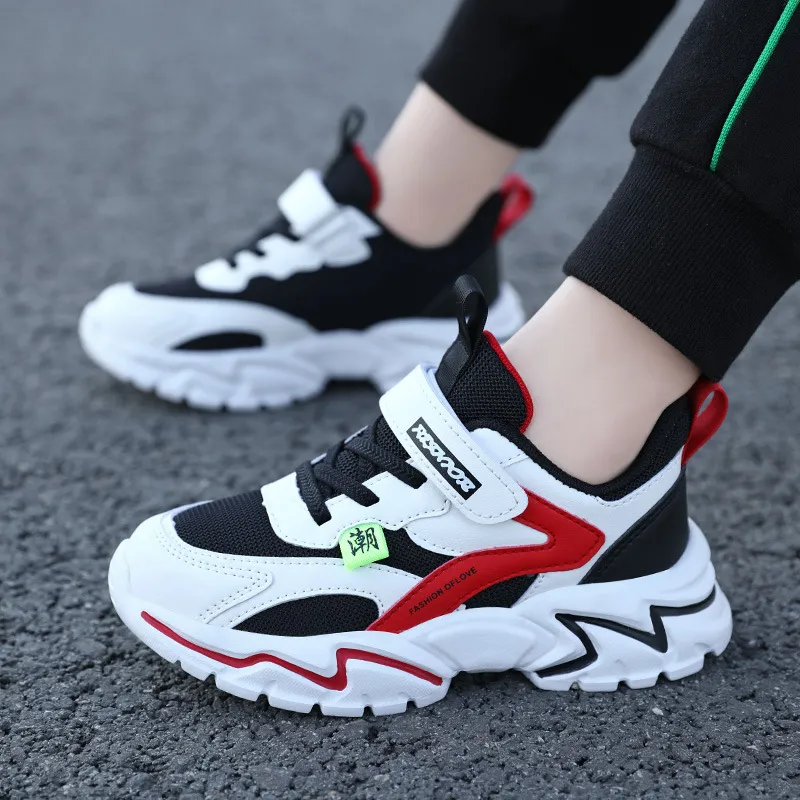 New Boy Tenis Sneakers Kids Sport Running Casual Girls Walking Kidsnest Leather Soft Soled Children Small White Shoes_voghion.com