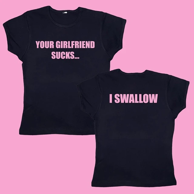 hot selling Vintage T shirt Haruku Slim Short Sleeve T-Shirts Streetwear Women Clothes Letter print Baby Tees Crop Tops 2000s Grunge_voghion.com