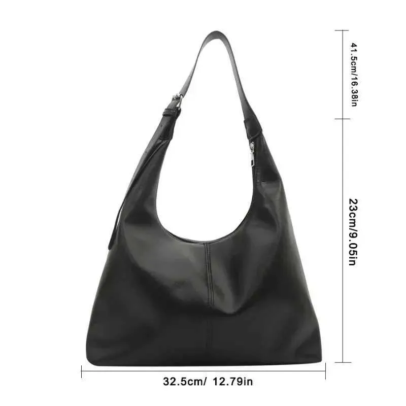 Módní korejská verze Velkokapacitní Jednoduchá Crossbody Taška Dámská Kabelka Jednoduchá Neformální Dojíždění PU Kůže_voghion.com