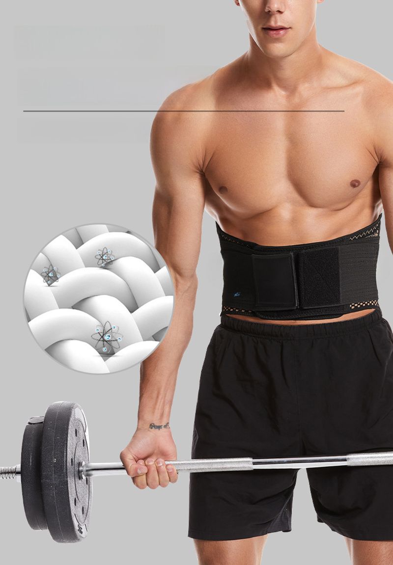 Neu Bund stricken Druckgurt für Fiess Übung Kupfer Ionen Taille Bündel_voghion.com
