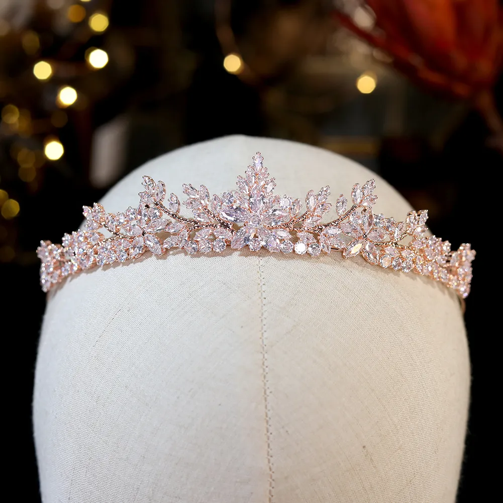 ASNORA Fashion Tiara Corone Bambini Ragazza Spettacolo Sposa Ballo Sposa Damigella Regalo Festa di Nozze Gioielli Accessori per Capelli_voghion.com