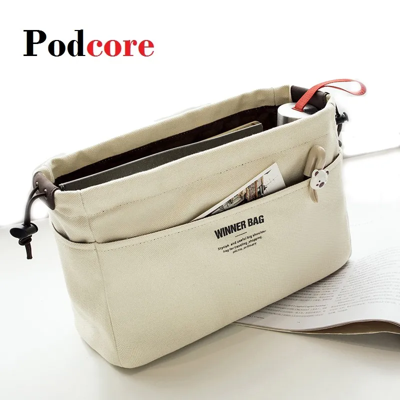 Geldbörse Nylon Große Einkaufstasche Organizer Einsatz Damen Handtasche Organizer Neceser Maquille Mujer 240724_voghion.com