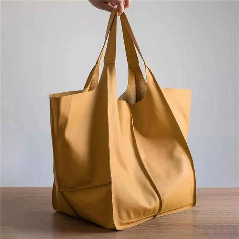 Borsa a tracolla grande in pelle PU da donna, borsa da lavoro, borsa a tracolla morbida, borsa oversize da donna, bolsa feminina_voghion.com