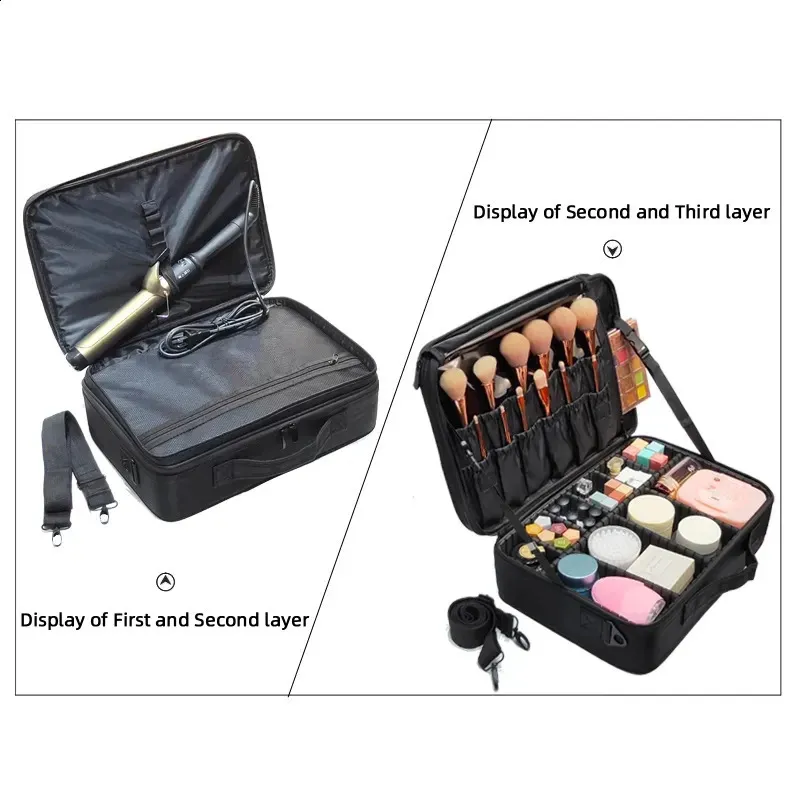 Upgrade-Kosmetiktasche mit großer Kapazität -selg Professioneller Reise-Make-up-Koffer für Frauen 240723_voghion.com