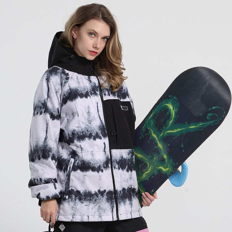 Snowsuit woman thickened warm double board with new star snowboard hoodie man_voghion.com
