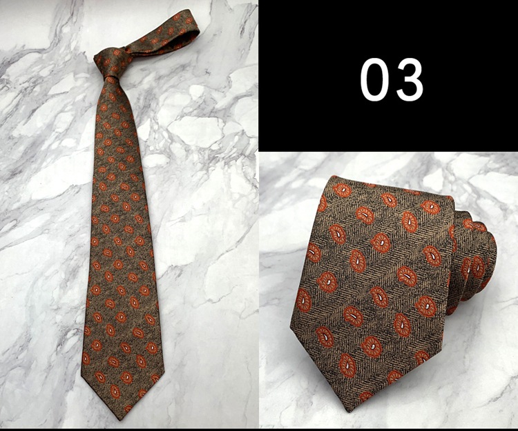 Corbata para hombre, color naranja champán, para traje de negocios, camisa, accesorios para uso diario, básica, impresa a mano, edición ancha, 8 cm_voghion.com