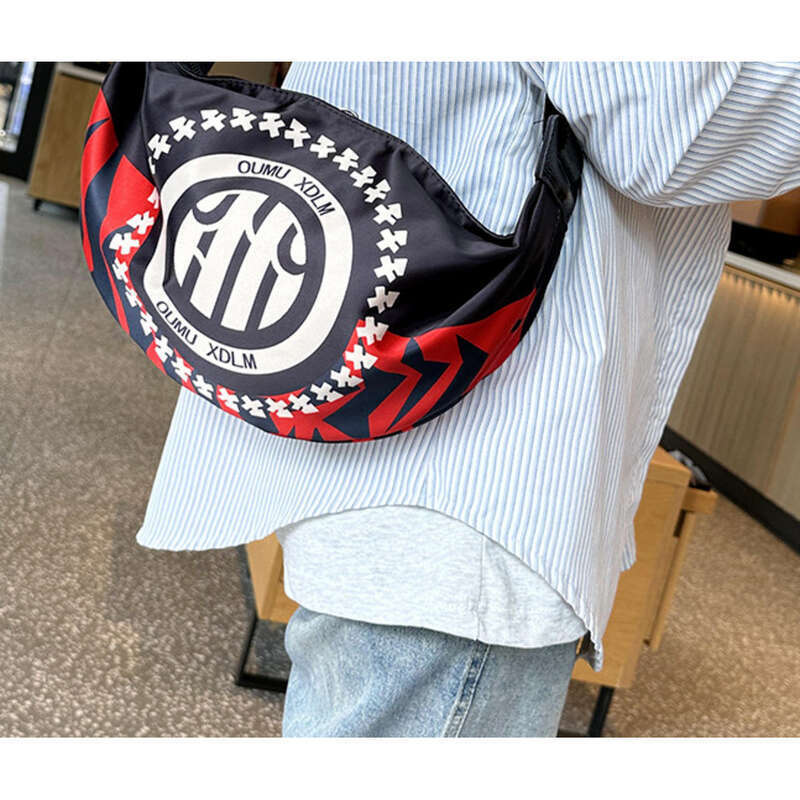 Oxford Cloth 2025 New Fashion Canvas Women's Waist Bag Sports Bag Dumpling Bag Trend_voghion.com