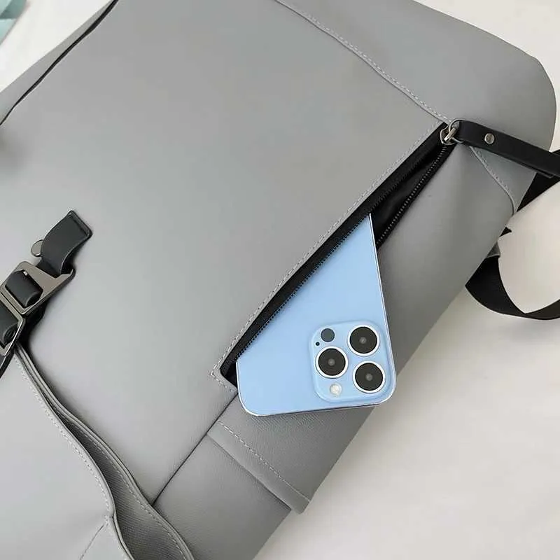 Damen Freizeit Großer Rucksack Männer Laptoptasche Ladys Nylon Roll Top Männlich Reisetasche Port Schulrucksäcke Für Teenager_voghion.com