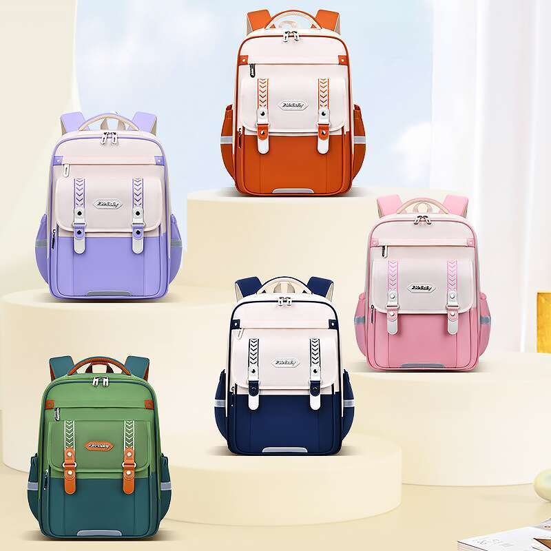 Sesame Baby's New Elementary School For Boys And Girls In Grades 1-6 Through 9, Large Capacity Children's Book Bag,_voghion.com