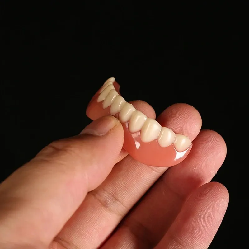 Σιδεράκια Smile Teeth Κάτω και Άνω Όψεις Silica Gel Ψεύτικη Αφαιρούμενη Οδοντοστοιχία Στοματική Φροντίδα Οδοντιατρική 240731_voghion.com