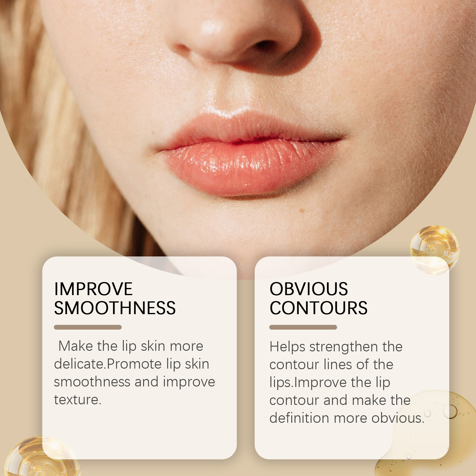 Jaysuing Lip Area Serum, Hydrating, Moisturizing, Smoothing And Moisturizing Lip Care Serum_voghion.com