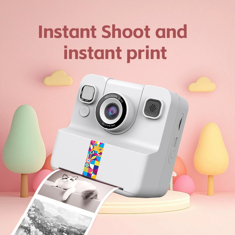 A30 Instant Print Camera With 2.4-inch IPS HD Screen Thermal Photo Printing Digital Camera 180° Rotatable 2400W HD Pixels_voghion.com