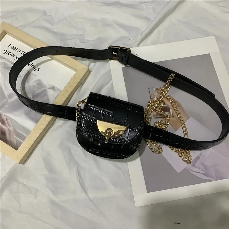 Asmenybės Y2k estetika Haruku mini krepšiai moterims mados leopardo diržas pečių rankinės gatvės apranga laisvalaikio juosmens krepšiai_voghion.com