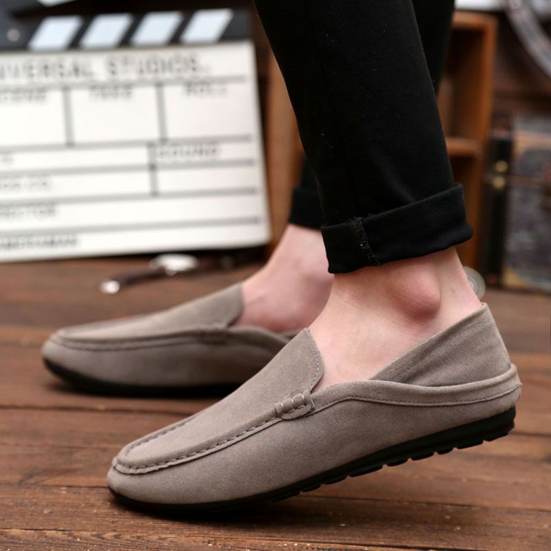 Herren Freizeitschuhe Aus Leder Für Outdoor Und Autofahren_voghion.com