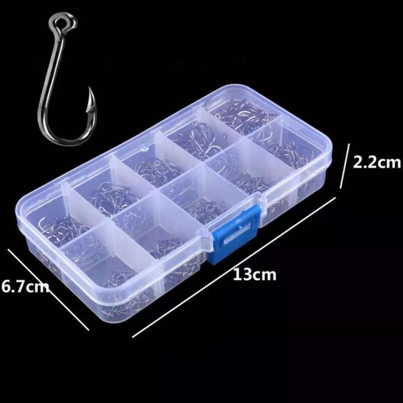 Boxed Tube Fu Iseni Fishing Hook Set With Inverted And Hole Fish Design_voghion.com