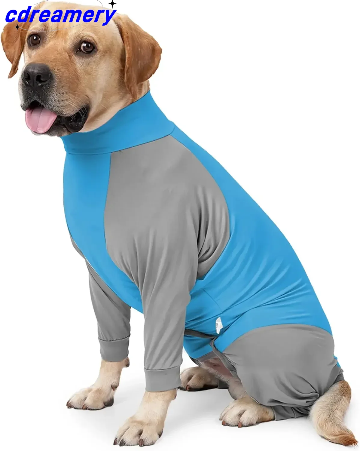 Combinaison de récupération pour animaux de compagnie, pyjama pour chien, haute élasticité, confortable, pratique, vêtements pour la maison, combinaison pour petits et moyens chiens_voghion.com