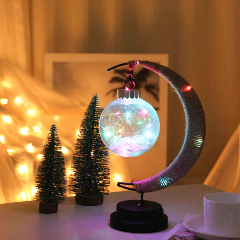 LED Månelampe Natlys EID Mubarak Ramadan Dekoration Bordlamper Natlys Boligdekoration Sovende sengelampe_voghion.com