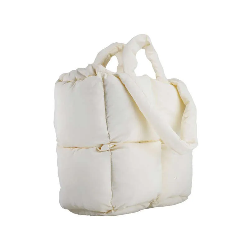 Tote Grousskapazitéit Designer Handtasche Fir Fraen Daunentasch Séiss Minimalistesch Quadrat Puff Ënneraarm Schëller Gratis Versand_voghion.com