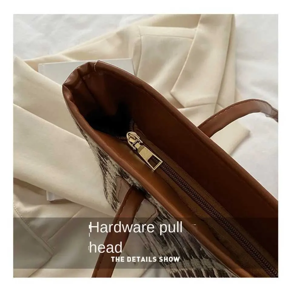 Fashionable Women's Shoulder Bag And Handbag In Houndstooth Style_voghion.com