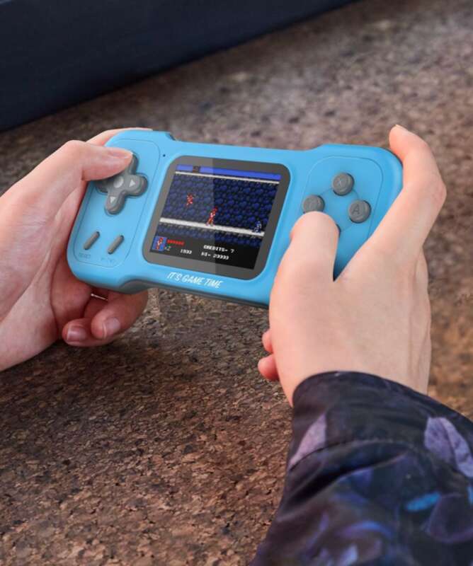 Handheld Console, Nostalgische Mini 500 Games, Kinder Single En Double Player TV Game Console_voghion.com