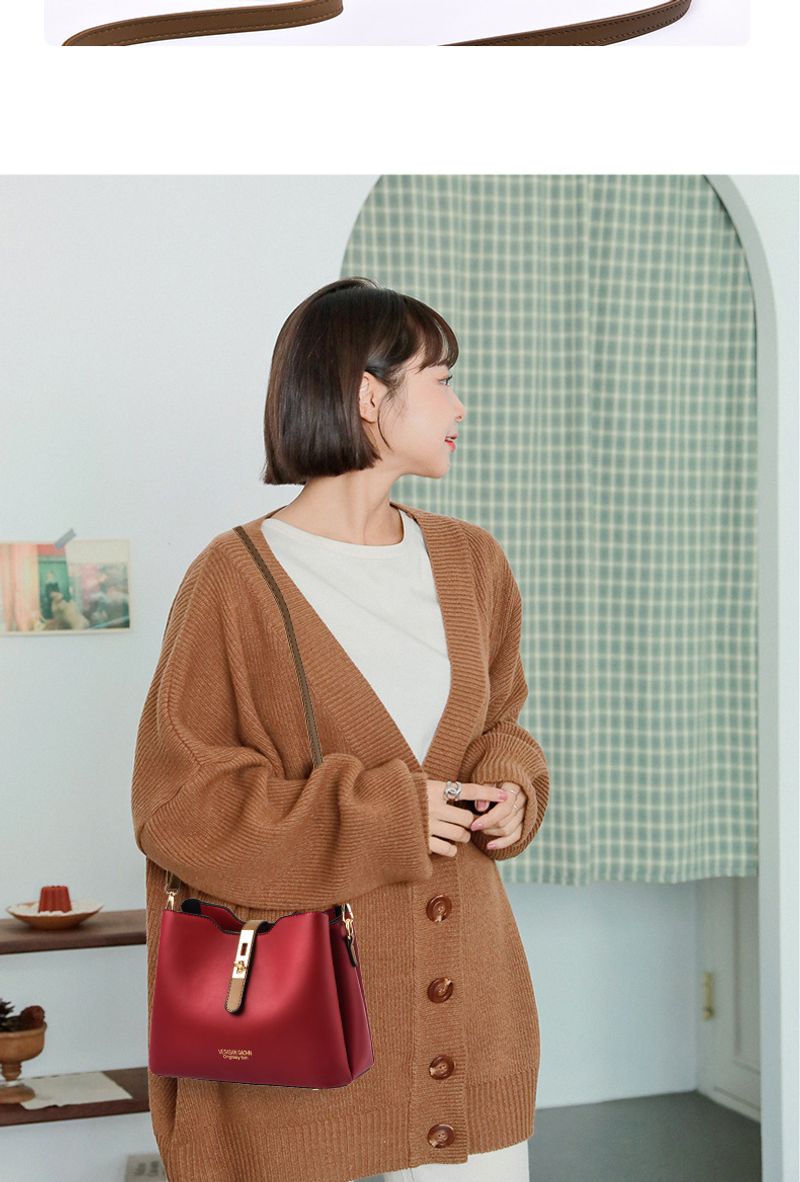 Modieuze schoudertas herfst winter contrastkleur crossbody_voghion.com