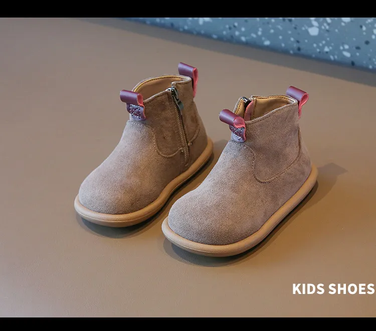 Herbst Winter Baby Jungen Mädchen Oxford Wildleder Kinder Casual Kidsnest Outdoor Anti-rutsch Kleinkind Schuhe Plüsch_voghion.com